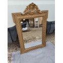 Miroir 19 éme Bois et Stuk doré