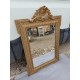 Miroir 19 éme Bois et Stuk doré