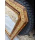 Miroir 19 éme Faux Bois et Stuk doré