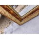 Miroir 19 éme Faux Bois et Stuk doré