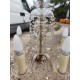 Lustre en Cristal + Paire d'Appliques