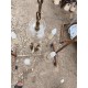 Lustre en Cristal + Paire d'Appliques