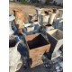 Lot de 38 Vases en Fonte 19 éme