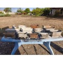 Lot de 13 Jardinières en Fonte 19 éme