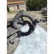 Paire de Vases en Fonte à oreilles 19 éme