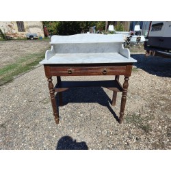 Table de Toilette Marbre Blanc