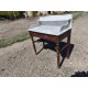 Table de Toilette Marbre Blanc