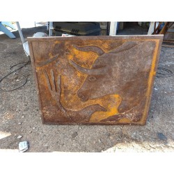 Plaque de Cheminée Fonte 19 éme