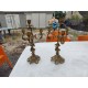 Paire de Candélabres en Bronze 19 éme