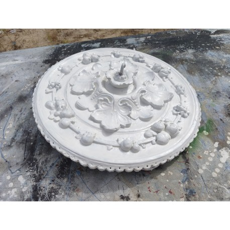Rosace Platre Ancienne de Plafond