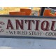 Panneau Bois " Antiquites"