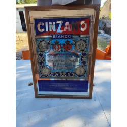 Publicité Cinzano Verre Miroir