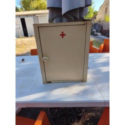 Armoire à Pharmacie des Années 50 en Métal