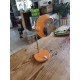 Lampe vintage Métal Orange