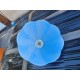 Suspension Vintage en Verre Opalin Bleu