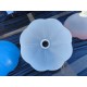 Suspension Vintage en Verre Opalin Blanc