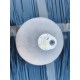 Suspension Vintage en Verre Opalin Rose