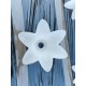 3 Tulipes en Verre Opalin Anciennes