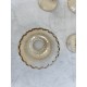 6 Tulipes Verre des Années 60