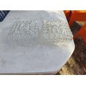 Paire de Plafonnier Verre Transparent des Années 60