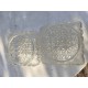 Paire de Plafonnier Verre Transparent des Années 60
