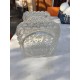 Paire de Plafonnier Verre Transparent des Années 60
