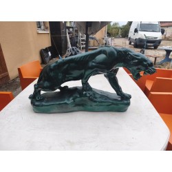Sculpture Plâtre " Panthère " de Charles Valmont