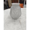 Vase Art déco Verre Moulé Opalin