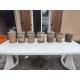 lot de 7 Pots a Pharmacie 19 éme