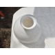 Opaline de Suspension en Opaline Blanche