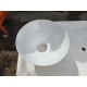 Opaline de Suspension en Opaline Blanche