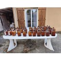Lot de 41 Flacons , Bouteilles de Pharmacie Verre Marron