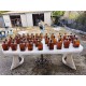 Lot de 41 Flacons , Bouteilles de Pharmacie Verre Marron