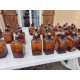 Lot de 41 Flacons , Bouteilles de Pharmacie Verre Marron
