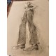 Dessin aux Crayons Noir de Philippe Bouvet " Janis Joplin "