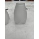 lot de 5 Tulipes en Pate de Verre Opalécentes