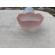 Lot de 3 Suspensions Vintage en Verre Opalin Bleu et Rose