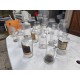 Lot de Bocaux et Flacons Anciens en Verre de Pharmacie