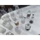 Lot de Bocaux et Flacons Anciens en Verre de Pharmacie