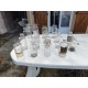 Lot de Bocaux et Flacons Anciens en Verre de Pharmacie
