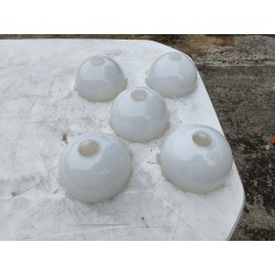 Lot de 5 Opalines Blanche