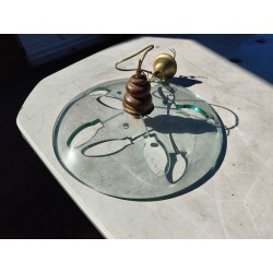 Suspension Verre vintage des Années 60