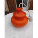 Suspension Vintage en Opaline Orange