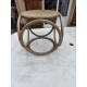 Pouf 1900 Bois courbé Hétre et Cannage