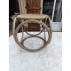 Pouf 1900 Bois courbé Hétre et Cannage