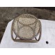 Pouf 1900 Bois courbé Hétre et Cannage