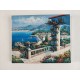 Tableau Huile sur Toile " Vue méditerranéenne "