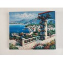 Tableau Huile sur Toile " Vue méditerranéenne "