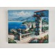 Tableau Huile sur Toile " Vue méditerranéenne "