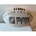 Ballon de Rugby Officiel Coupe du Monde 91 All Blacks Signé